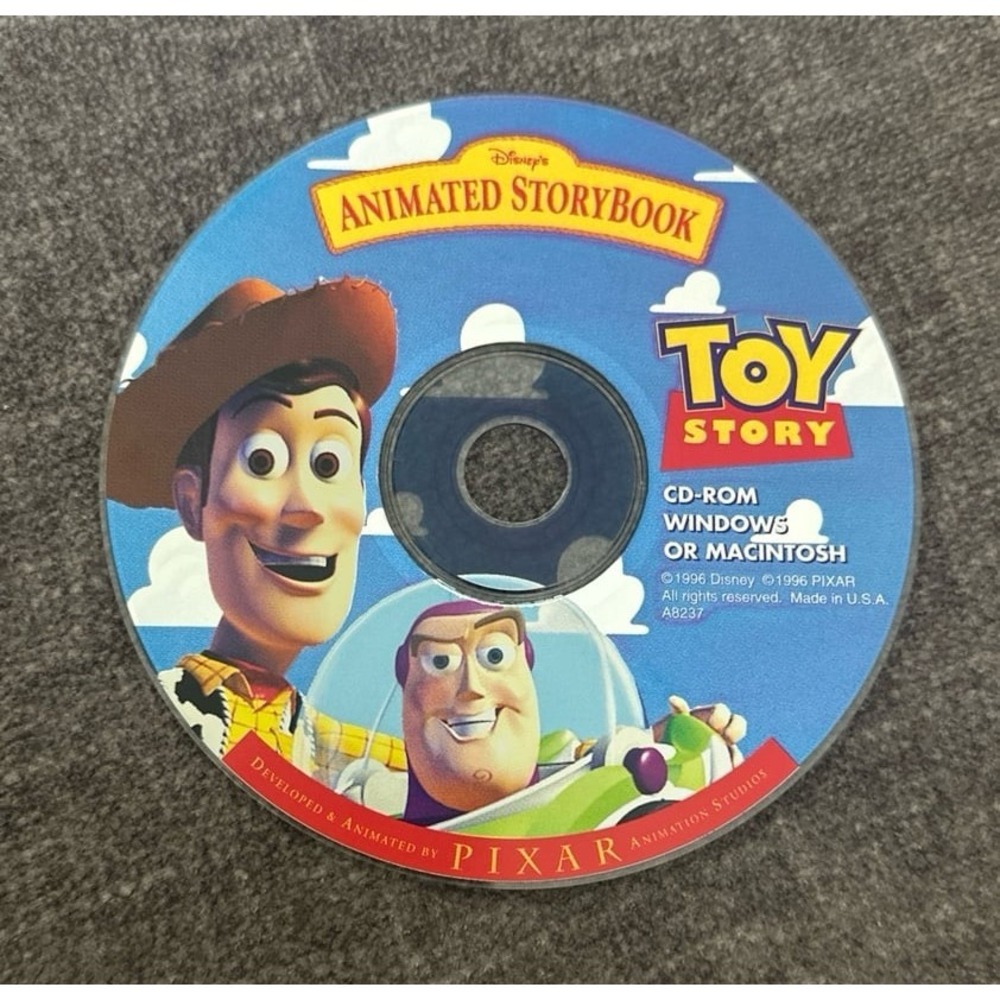Disney's Animated Storybook Toy Story (PC CD, 1996)